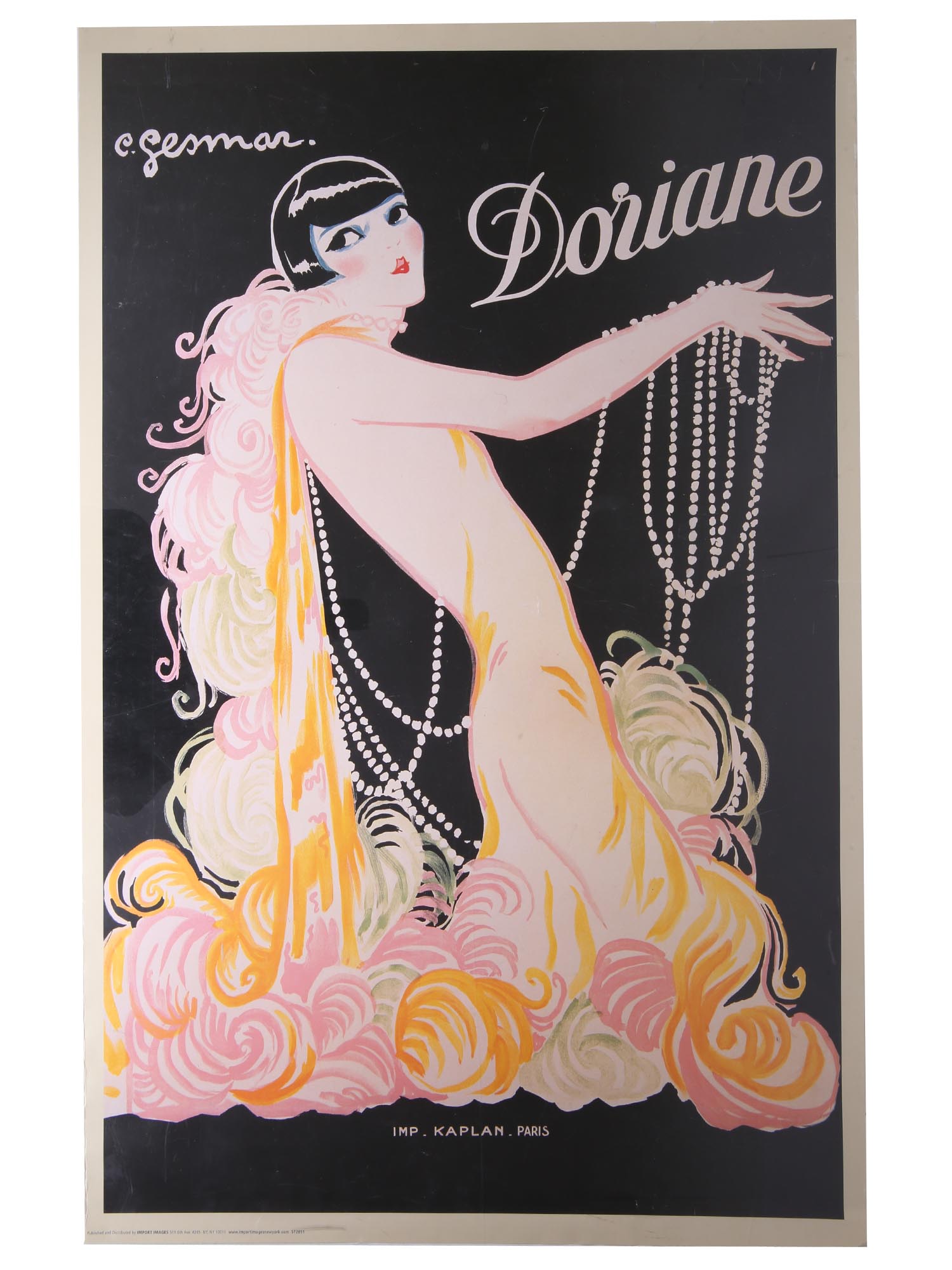 FRENCH DORIANE CABARET POSTER BY CHARLES GESMAR PIC-0